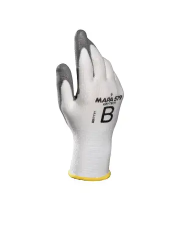 Mapa KryTech 579 İş Eldiveni Pu Kaplama Beyaz